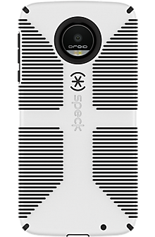 CandyShell Grip Case for Moto Z Droid - White/Black CandyShell Grip Case for Moto Z Droid - White/Black