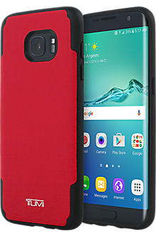 Coated Canvas Co-Mold Case for Samsung Galaxy S7 edge - Red Coated Canvas Co-Mold Case for Samsung Galaxy S7 edge - Red
