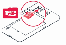 Insert SD / memory card