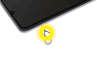 Insert SIM card animation