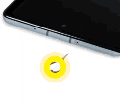 Insert SIM card animation