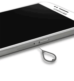 Insert SIM card animation