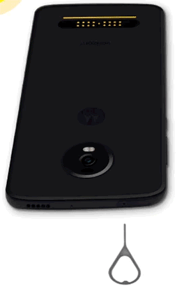 Insert SIM card animation