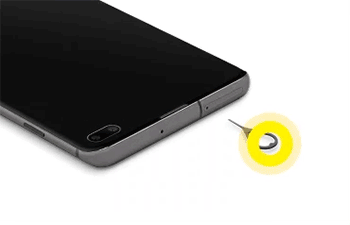 Insert SIM card animation