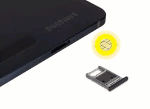 Plateau de carte SIM micro sd, pour Samsung Galaxy Tab S7 FE 5G SM