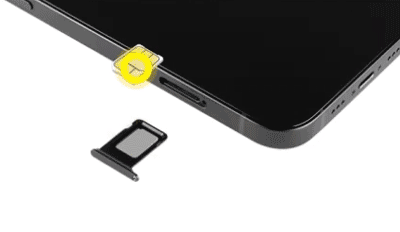 Sim Card Tray Holder Replacement for iPhone 13 Pro/iPhone 13 Pro Max Sim Card Tray Slot Gold 