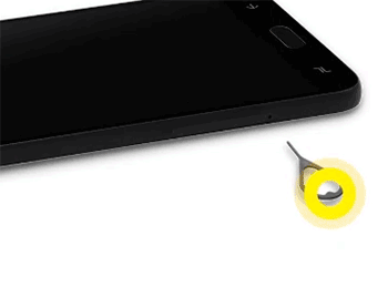 Remove SIM card animation