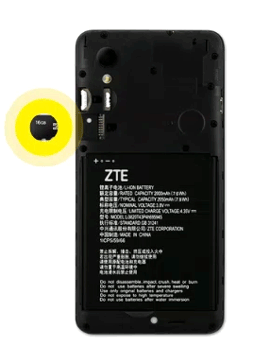 Insert SD card