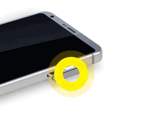 Place SD / memory Card in the Tray