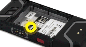 Insert SD / memory card