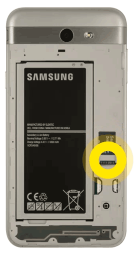 Estúpido Acercarse Hombre Samsung Galaxy J7 V/Galaxy J7 - Inserta/quita la tarjeta SD/de memoria |  <span class="mpwcagts" lang="EN">Verizon</span><!--class="mpwcagts"-->