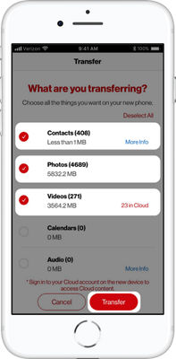 Verizon Content Transfer App | Verizon Wireless