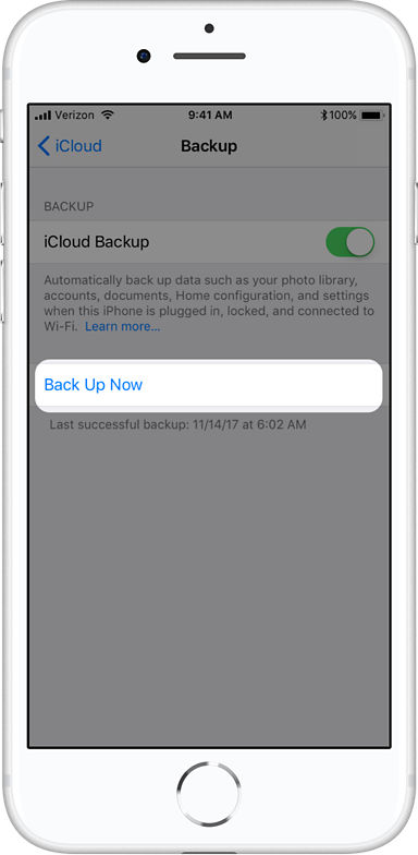 Apple iCloud backup guide | Verizon