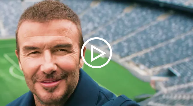 David Beckham FIFA World Cup 2026 Promotional Video Thumbnail