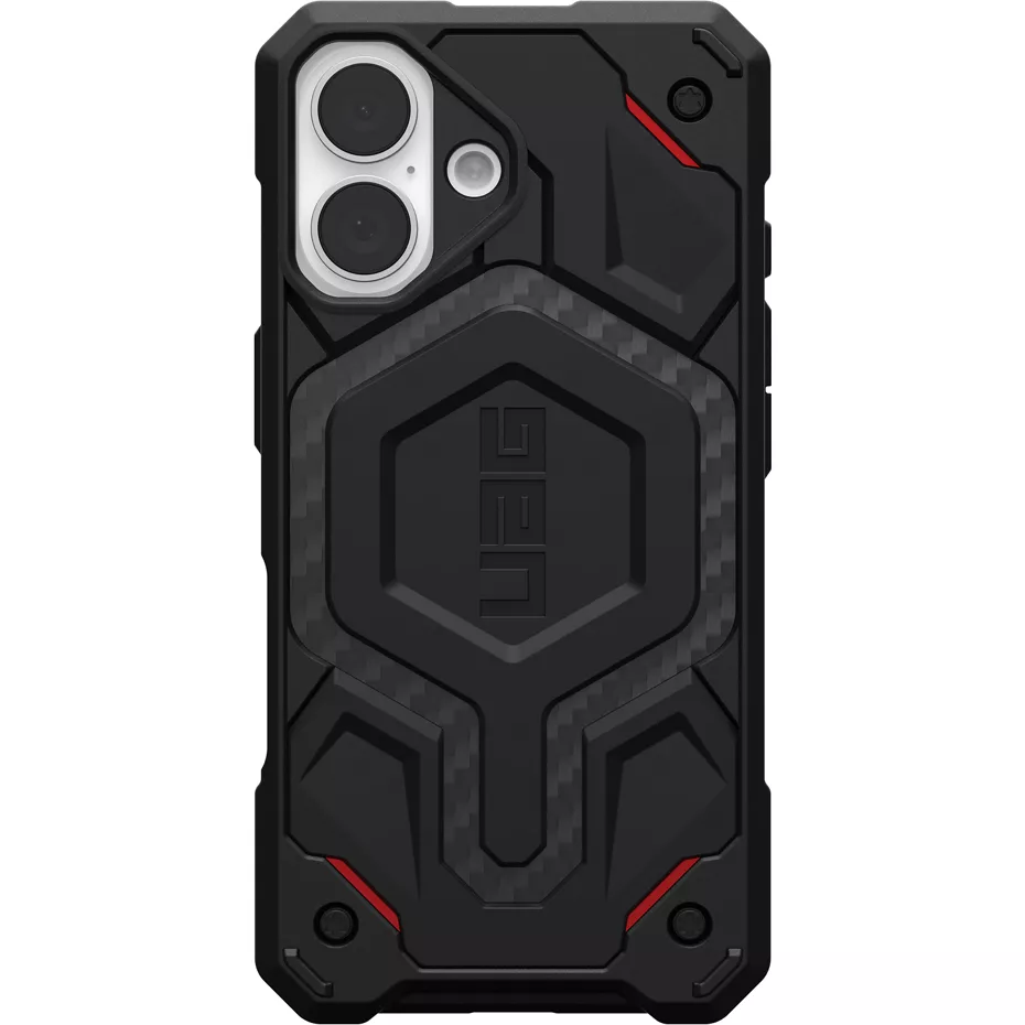 UAG Monarch Pro Case with MagSafe for iPhone 16 - Black Carbon Fiber | Verizon