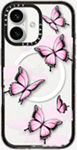 Funda Impact con MagSafe para el iPhone 16 - Pink Butterfly (rosa)​​ 