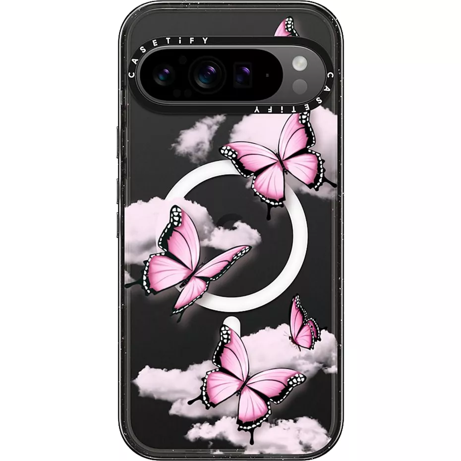 Casetify Impact Case with MagSafe for Pixel 9 Pro XL - Pink Butterfly | Verizon