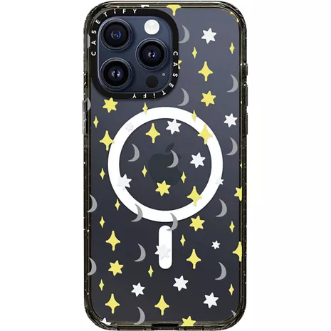 CASETiFY Impact Case with MagSafe for iPhone 15 Pro Max - Moon and Stars