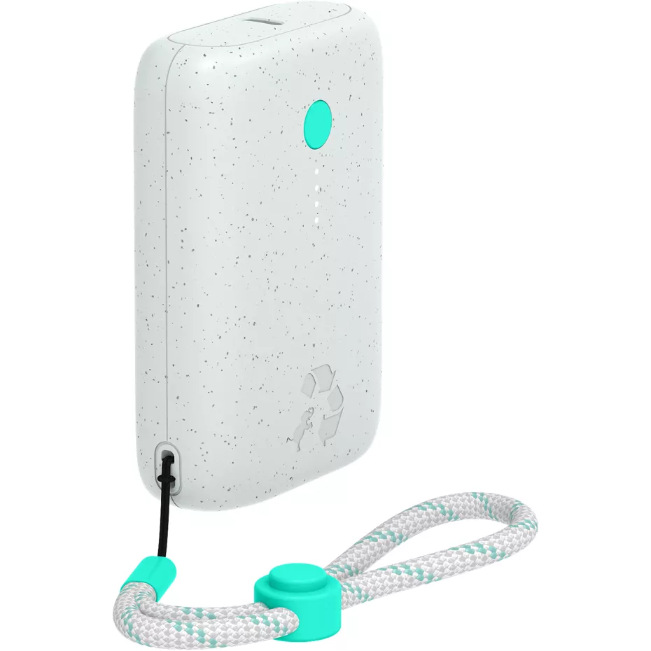 Nimble CHAMP 10,000mAh Portable 20W Charger with Dual USB-C Ports - Luna White Verizon