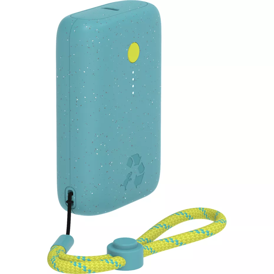 Nimble CHAMP 10,000mAh Portable 20W Charger with Dual USB-C Ports - Shorebreak Light Blue Verizon