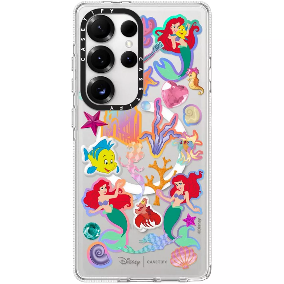 Casetify Clear Case with Magnet for Galaxy S25 Ultra - Ariel Stickermania | Verizon