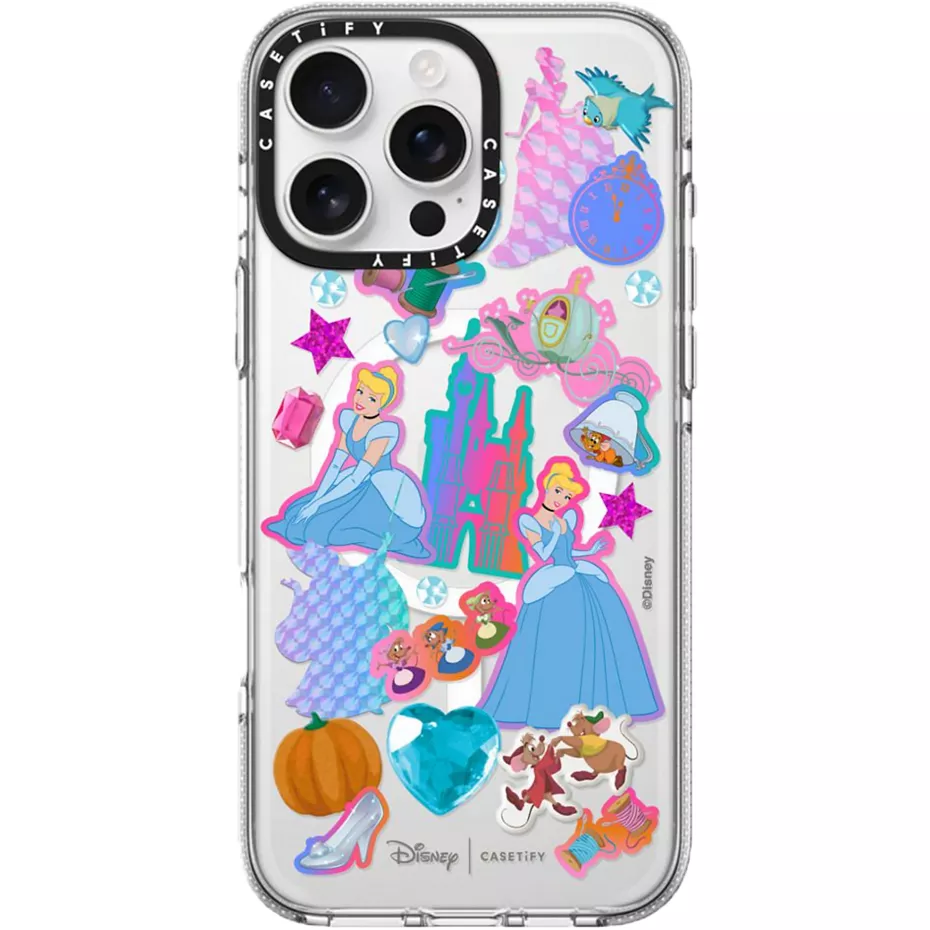 Casetify Clear Case with MagSafe for iPhone 16 Pro Max - Cinderella Stickermania | Verizon