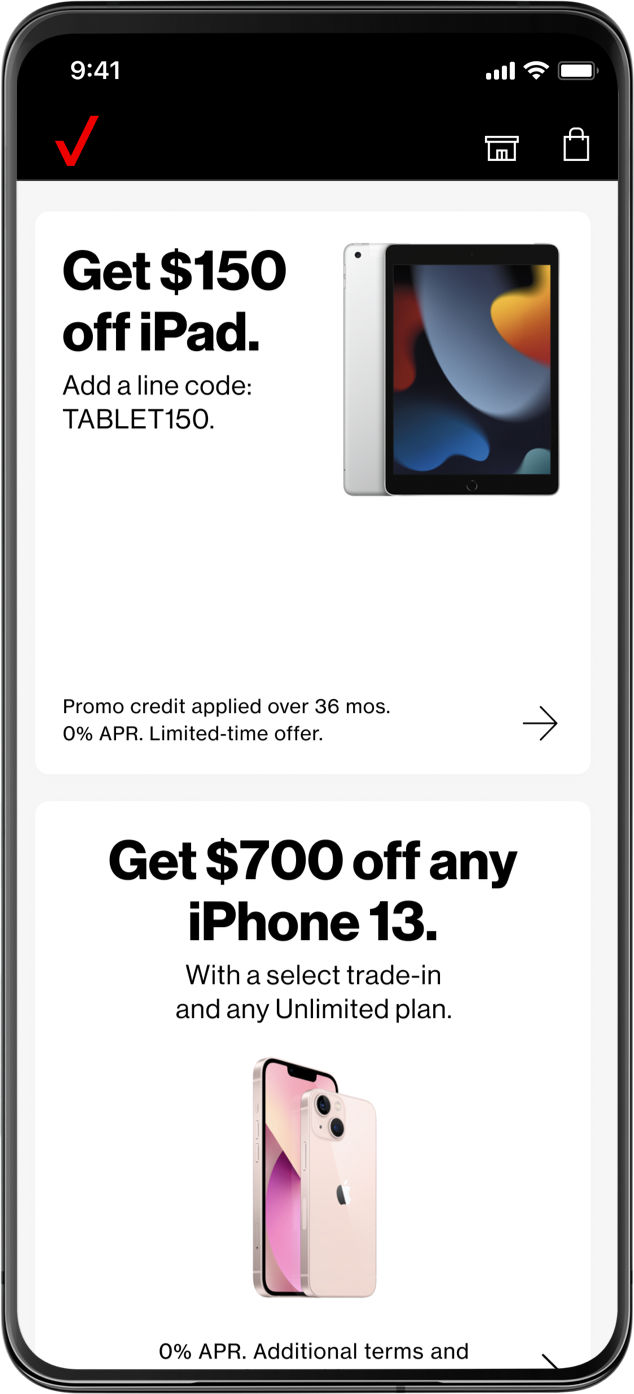 Get the My Verizon app, Pay your bill & get deals