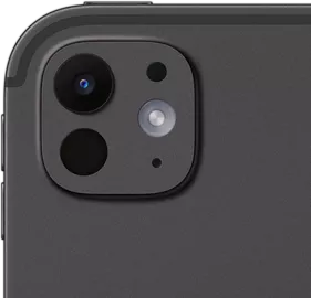 Close up view of the 12MP wide back camera on iPad Pro