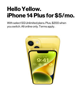 iPhone 14 Yellow