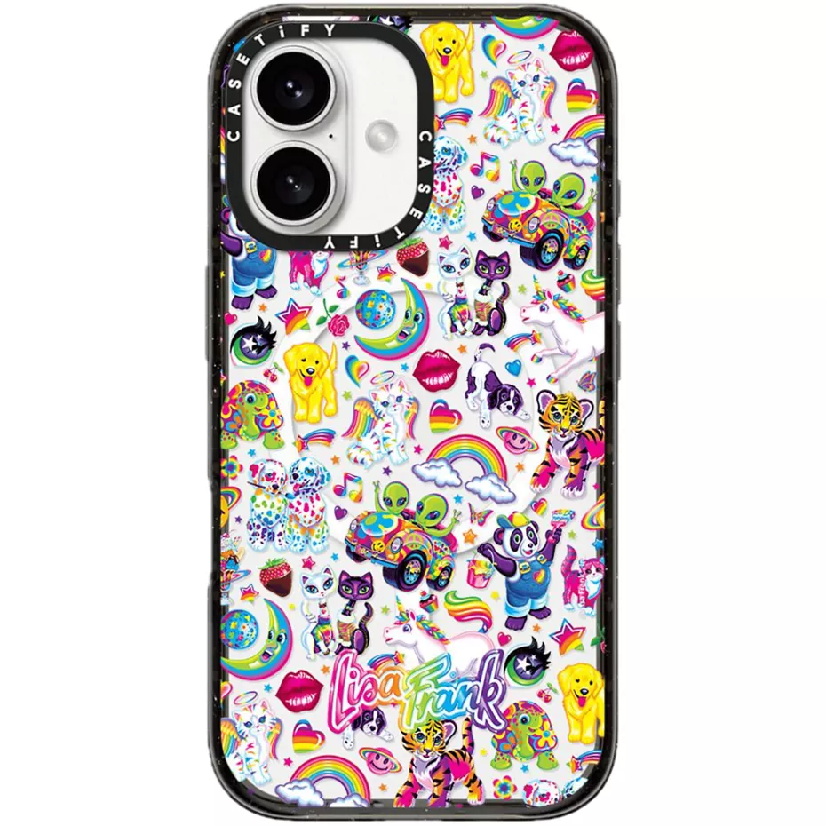 Casetify Impact Case with MagSafe for iPhone 16 - The Fantastic World of Lisa Frank | Verizon