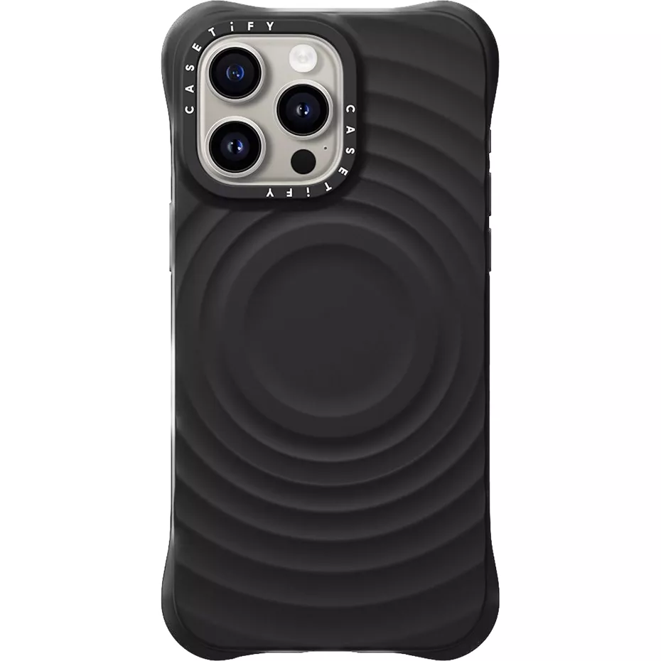 Casetify Ripple Case with MagSafe for iPhone 15 Pro Max - Black | Verizon