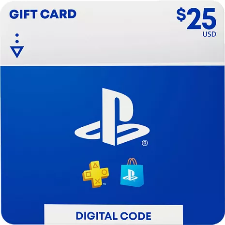 Tarjeta de regalo electrónica de $25 de Sony PlayStation​​ 