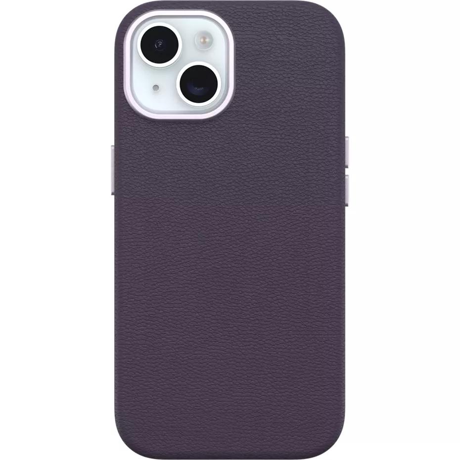 OtterBox Symmetry Series Cactus Leather Case with MagSafe for iPhone 15 - Purple | Verizon