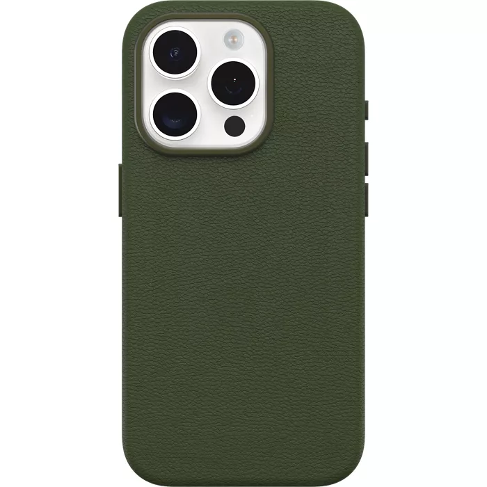 OtterBox Symmetry Series Cactus Leather Case with MagSafe for iPhone 15 Pro - Green | Verizon