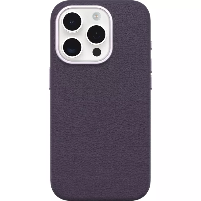 OtterBox Symmetry Series Cactus Leather Case with MagSafe for iPhone 15 Pro - Purple | Verizon