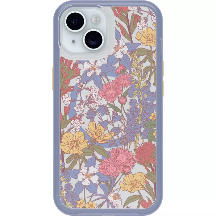 OtterBox Symmetry Series Case for iPhone 16 * - Floral Purple | Verizon