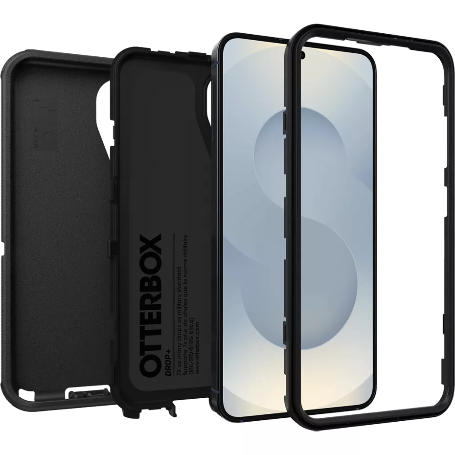 OtterBox Defender Pro Series Case for Galaxy S25 - Black | Verizon
