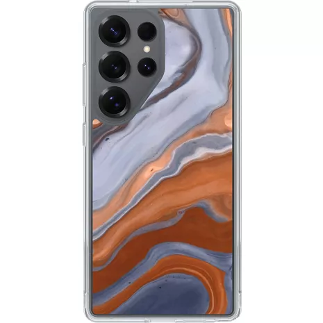 OtterBox Symmetry Clear Case with Magnet for Galaxy S25 Ultra - High Desert Marble