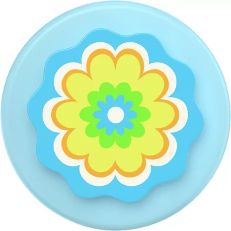 PopSockets Magsafe PopGrip - Molded Flower Kaleidoscope Blue