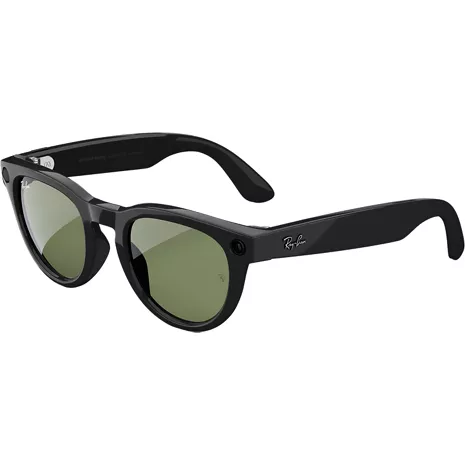 Ray-Ban Headliner Smart Glasses with Low Bridge Fit and Green Lenses