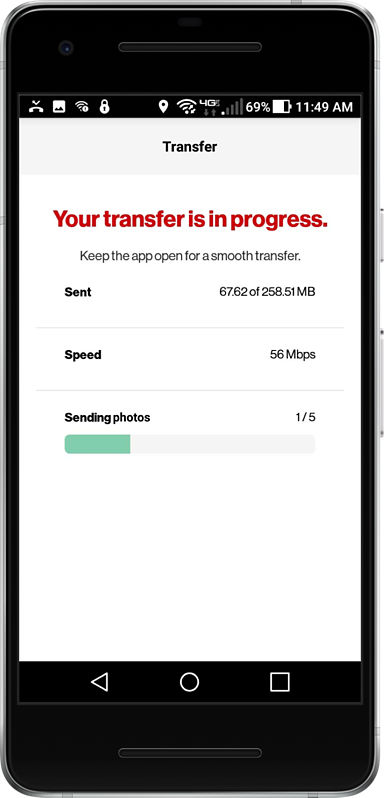 Verizon Content Transfer app guide | Verizon Wireless