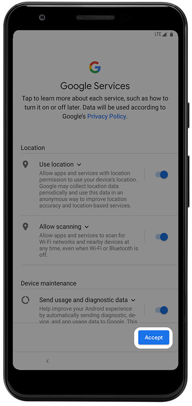 Google Pixel 3a setup guide