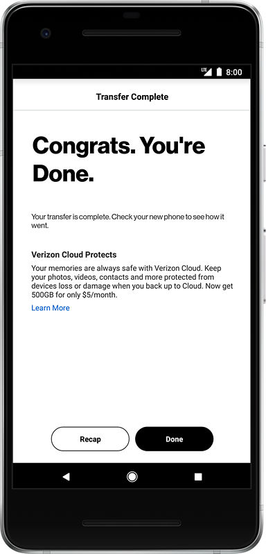 Verizon Content Transfer App Guide