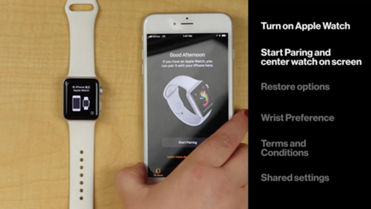 How to move online iwatch to new iphone