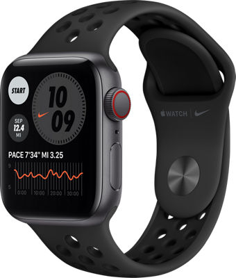 black aluminum apple watch