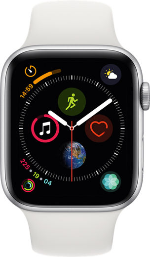 Apple Watch Series 4 Aluminum 44mm Case With Sport Band