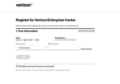 My Business & Verizon Enterprise Center Single ID users