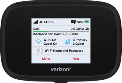 Verizon Jetpack 4G LTE Mobile Hotspot MiFi 6620L - Tethered Modem Connection