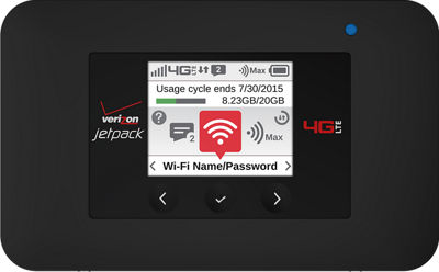 Verizon Hotspot móvil 4G LTE Jetpack®...