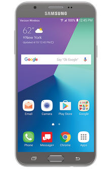 samsung galaxy j7 v 2nd gen silver 16gb